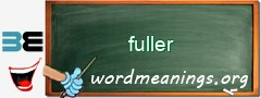 WordMeaning blackboard for fuller